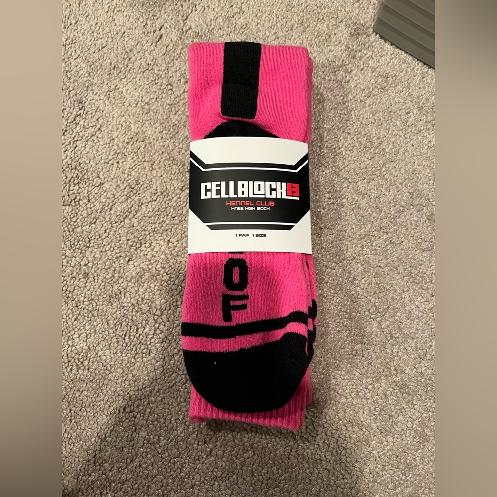 New cellblock13 kennel club knee socks